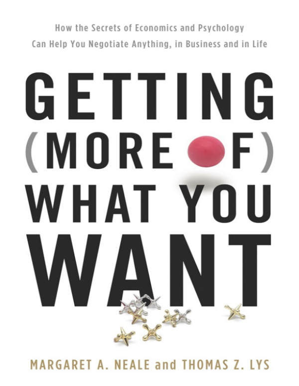 Getting More of What You Want: by MARGARET A. NEALE AND THOMAS Z. LYS