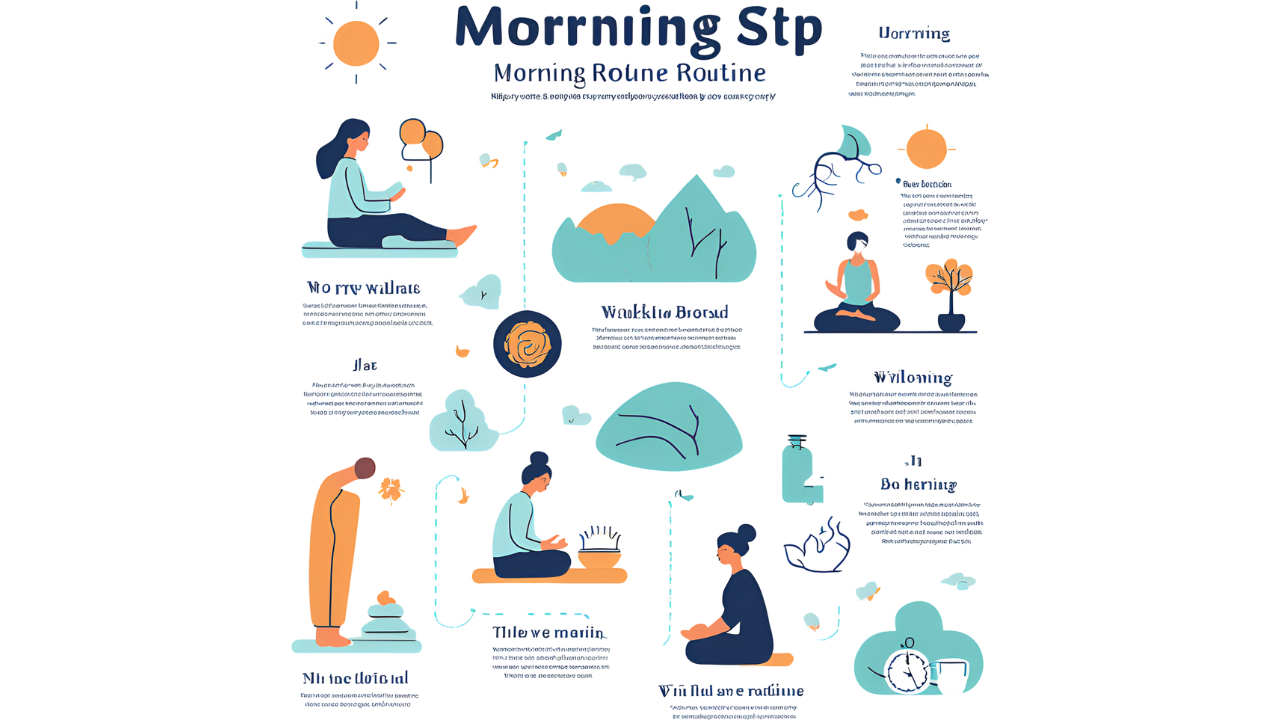 Step-by-step morning routine for a dopamine detox.