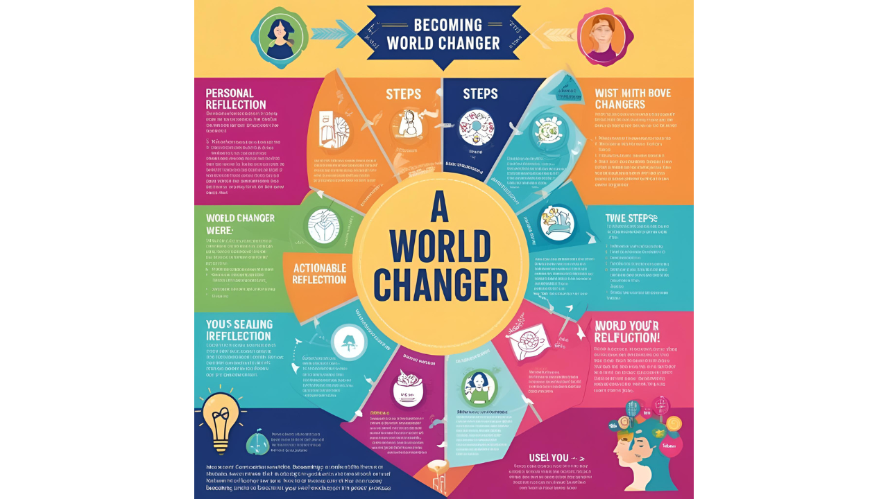 Step-by-step guide to becoming a world changer