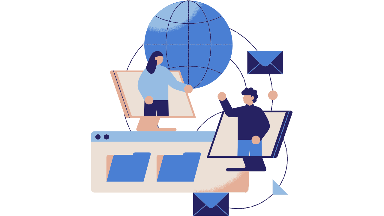 Digital tools enhancing workplace productivity.