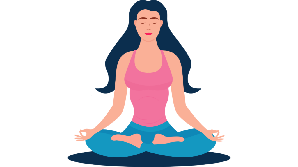 Morning meditation at sunrise, setting the tone for a focused, calm day