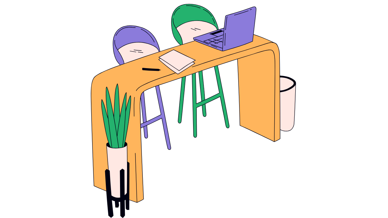 Minimalist home office designed for focus and productivity, free of digital clutter