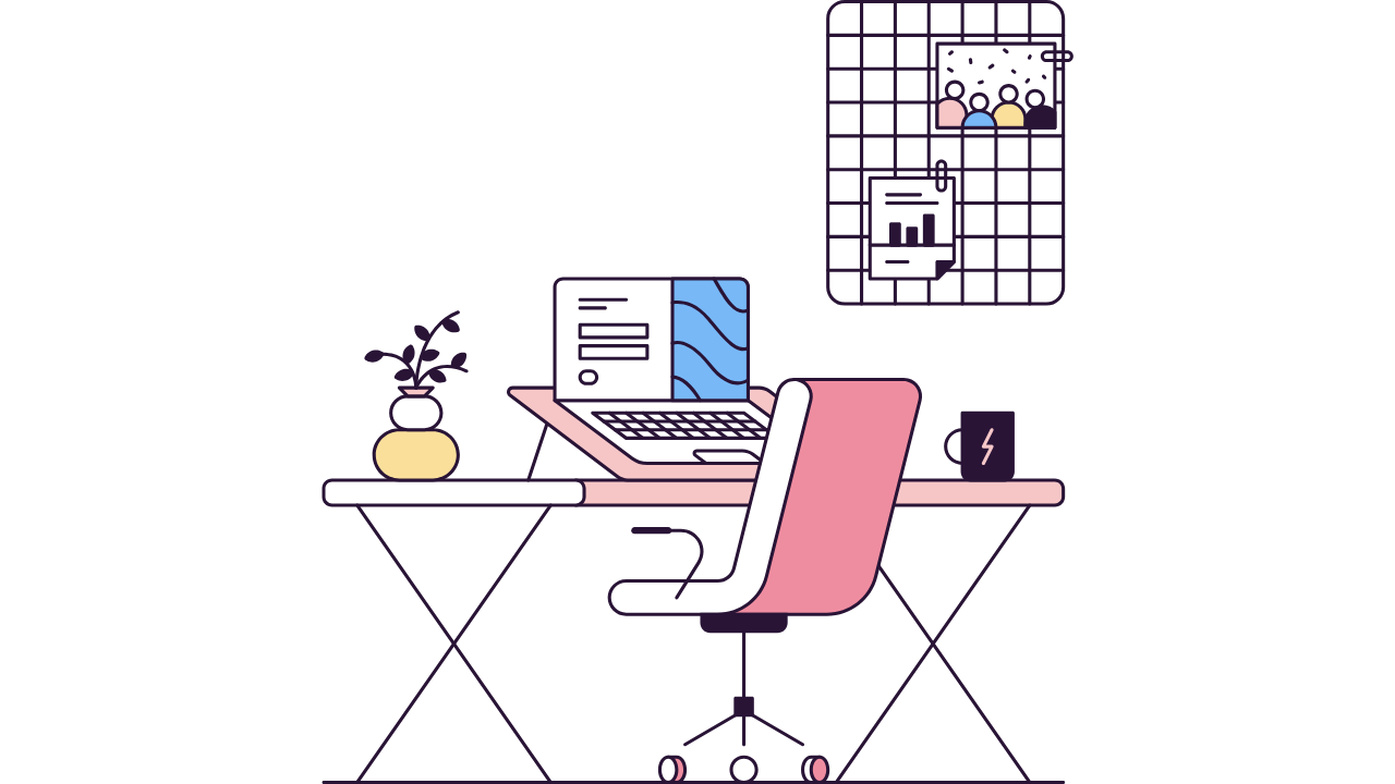 Professional workspace with a neat desk and planner, illustrating the benefits of small habits for career success.